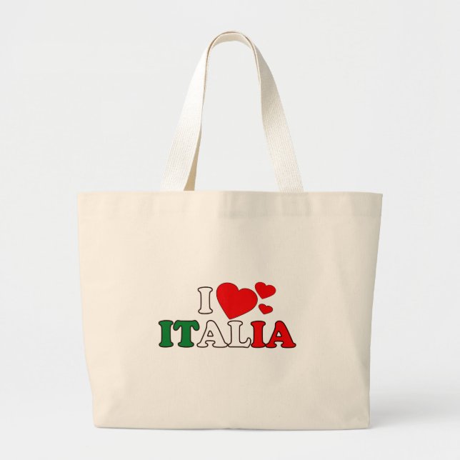 I Love Italia Tote Bag (Front)