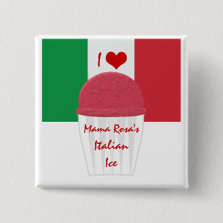 I love Italian Ice - Vendor  Button