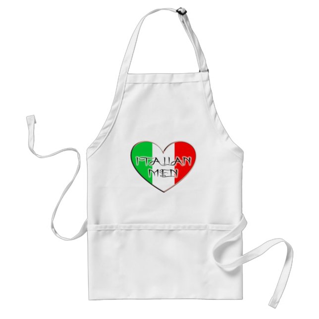 I Love Italian Men Standard Apron (Front)