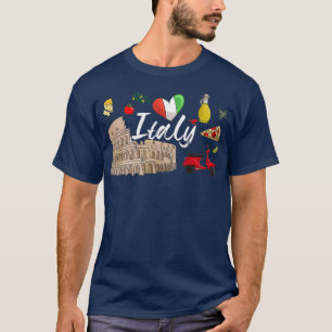 I Love Italy and Everything Italian Culture Gift T-Shirt