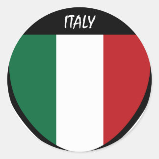 I Love Italy Classic Round Sticker