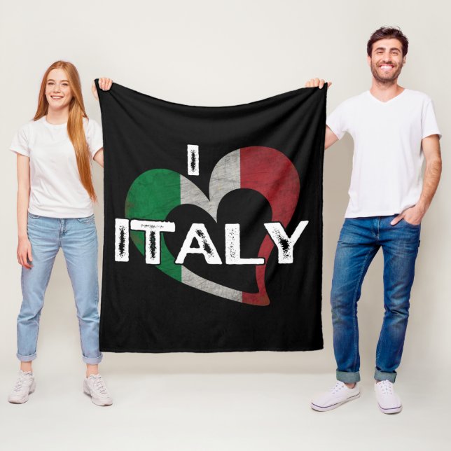 I LOVE ITALY FLEECE BLANKET (In Situ)