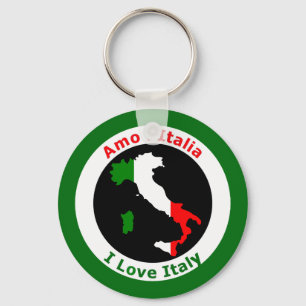 I LOVE ITALY KEY RING