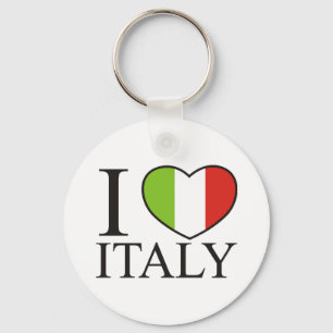 I Love Italy Key Ring