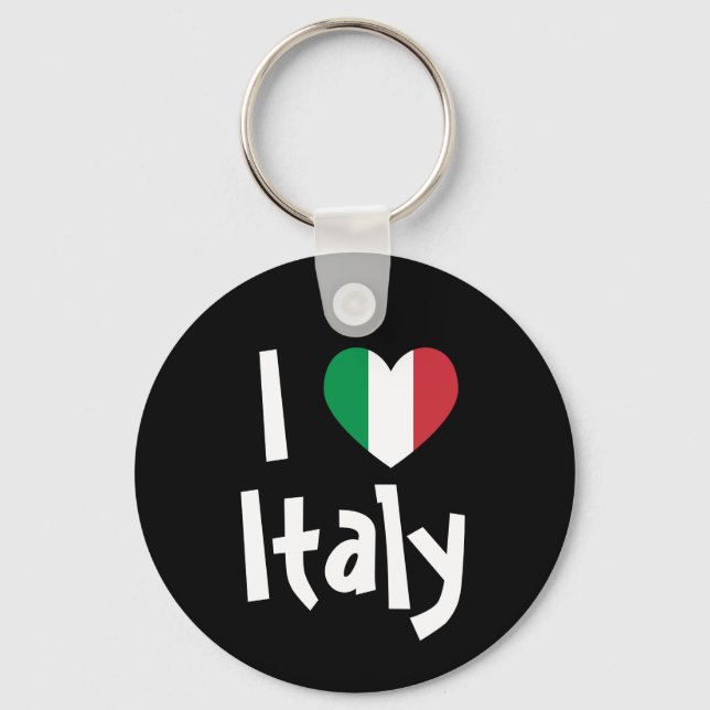 I Love Italy Keychain (Front)