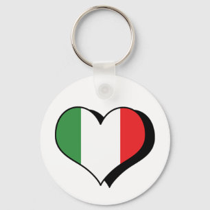 I Love Italy Keychain