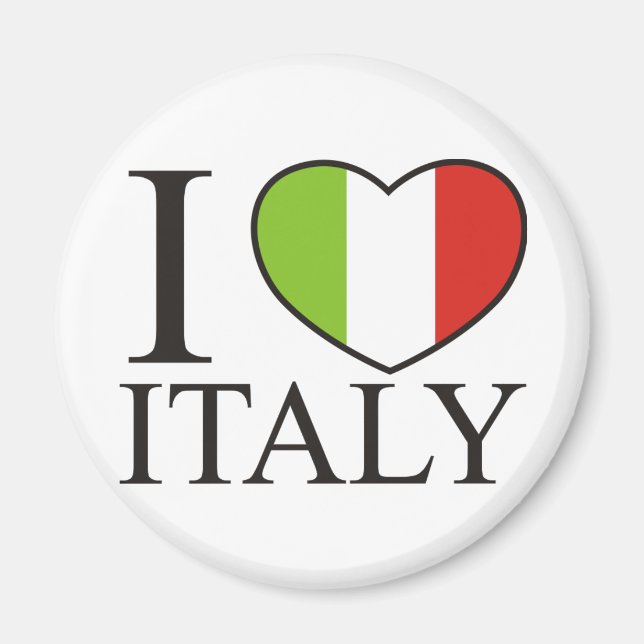 I Love Italy Magnet (Front)
