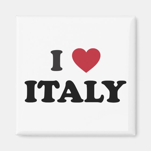 I Love Italy Magnet (Front)