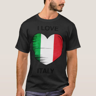 I Love Italy My Home My Country 2 T-Shirt