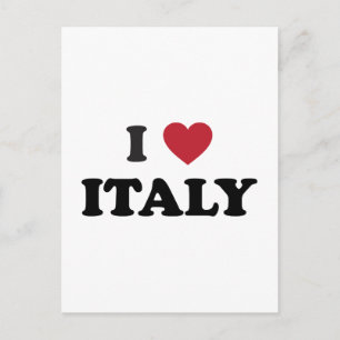 I Love Italy Postcard