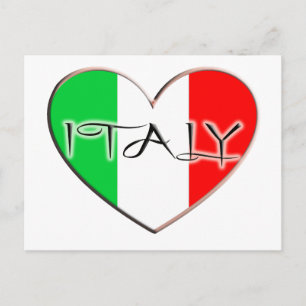 I LOVE ITALY POSTCARD