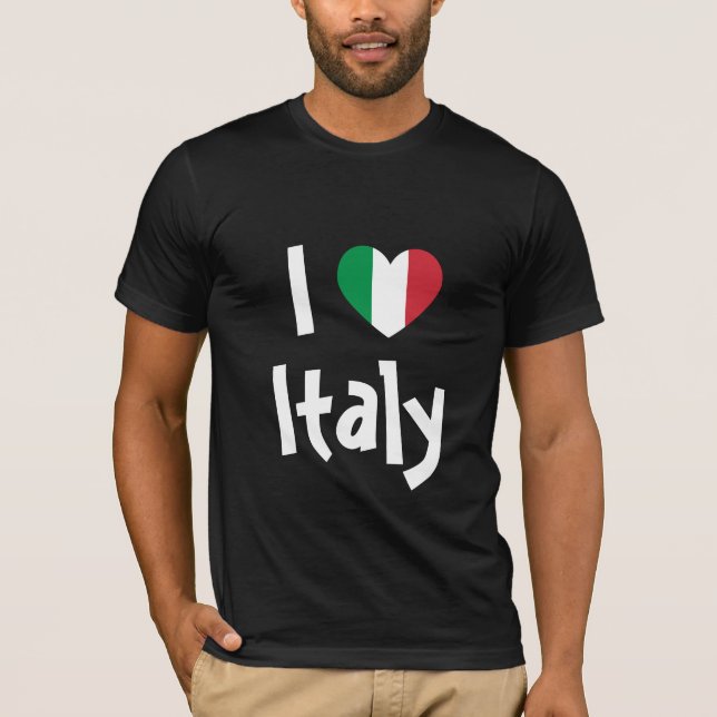 I Love Italy Shirt (Front)