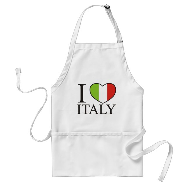 I Love Italy Standard Apron (Front)
