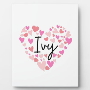 I love Ivy Plaque