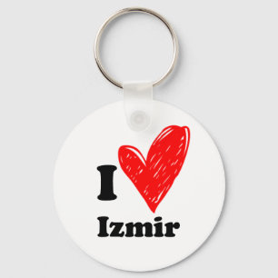 I Love Izmir Key Ring