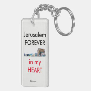 I LOVE J (jerusalem) CITY key chain