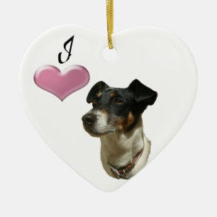I love Jack Russell dog Ornament