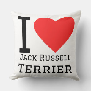 I love Jack Russell terrier Cushion