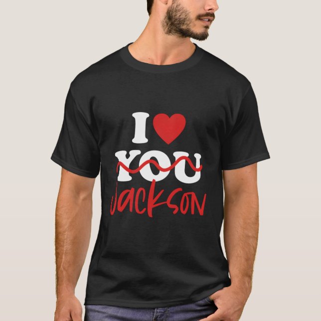 I Love Jackson T-Shirt (Front)