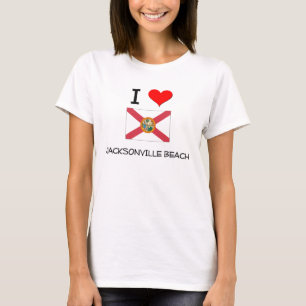 I Love JACKSONVILLE BEACH Florida T-Shirt
