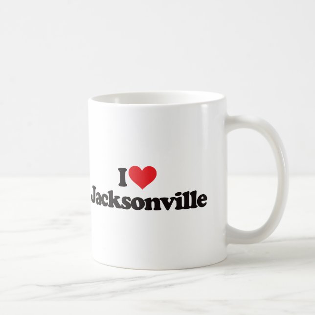 I Love Jacksonville Coffee Mug (Right)
