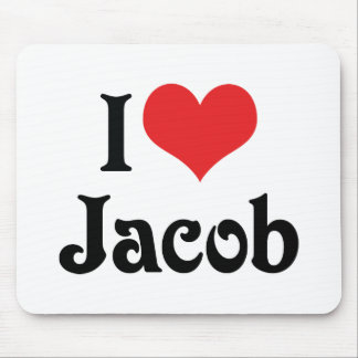 I Love Jacob Mouse Pad