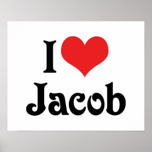 I Love Jacob Poster