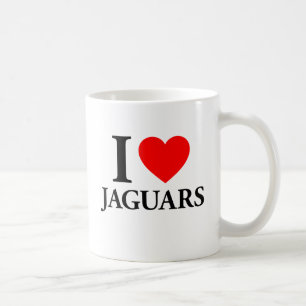 I Love Jaguars Coffee Mug