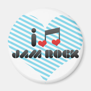 I Love Jam Rock Magnet