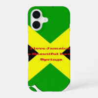 I Love Jamaica | Bold Flag Typography Art  Design