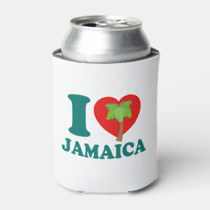 I Love Jamaica Can Cooler