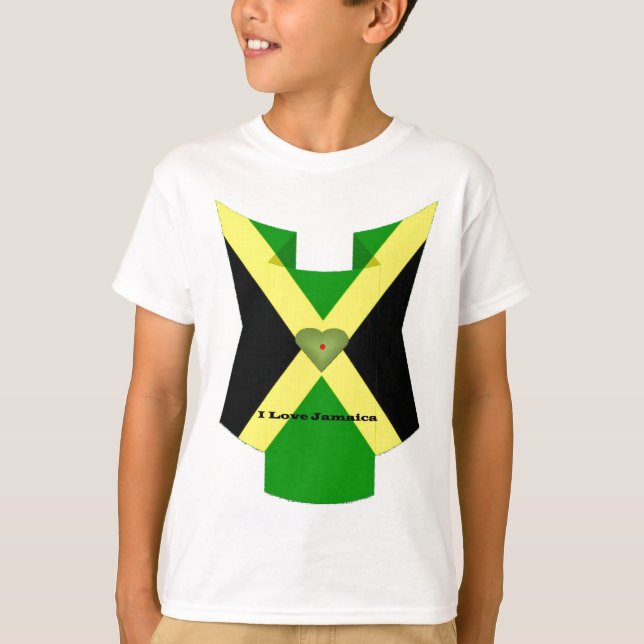 I Love Jamaica Have a Nice Day and a Better Night T-Shirt (Front)