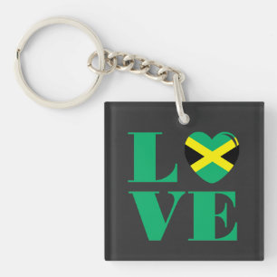 I love Jamaica Key Ring