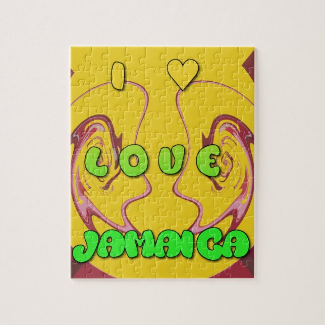 I love Jamaica.png Jigsaw Puzzle (Vertical)