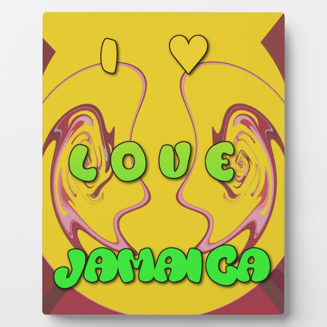 I love Jamaica.png Plaque (Front)