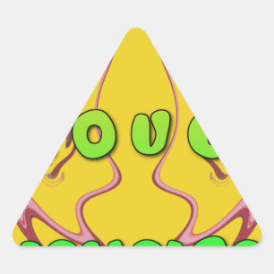 I love Jamaica.png Triangle Sticker