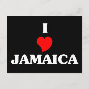 I Love Jamaica Postcard