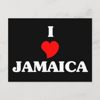 I Love Jamaica Postcard