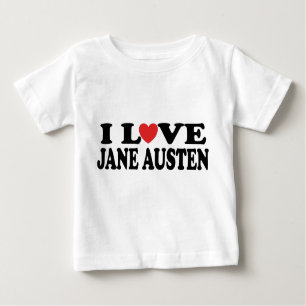 I Love Jane Austen Classic Baby T-Shirt