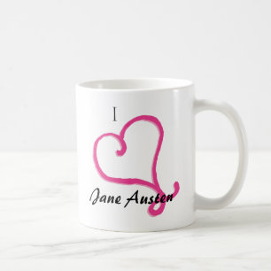 I Love Jane Austen Coffee Mug