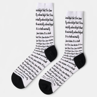 I love Jane Austen Socks