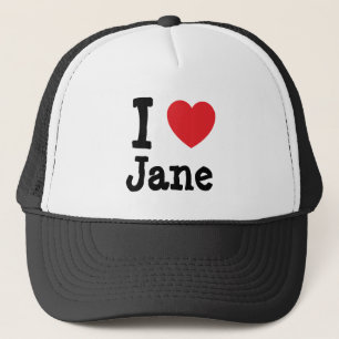 I love Jane heart T-Shirt Trucker Hat
