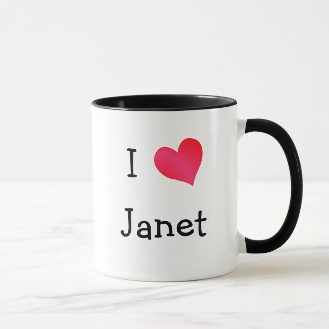 I Love Janet Mug (Right)