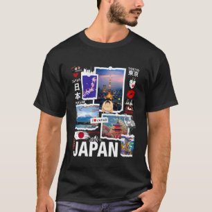 I Love Japan Culture, Enjoy Cool Japan Landmarks P T-Shirt