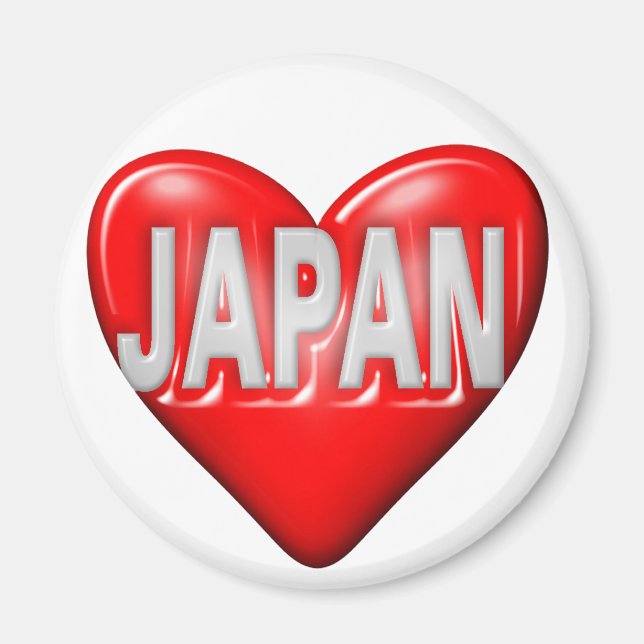 I Love Japan Magnet (Front)