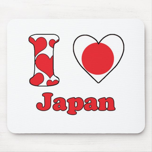 I love Japan Mouse Pad (Front)