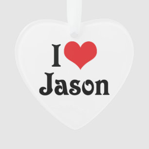 I Love Jason Ornament