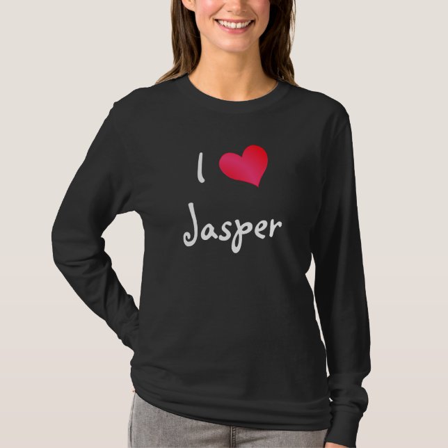 I Love Jasper T-Shirt (Front)