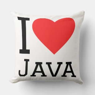 I love Java  Cushion