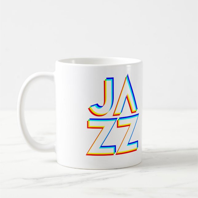 I Love Jazz Coffee Mug (Left)
